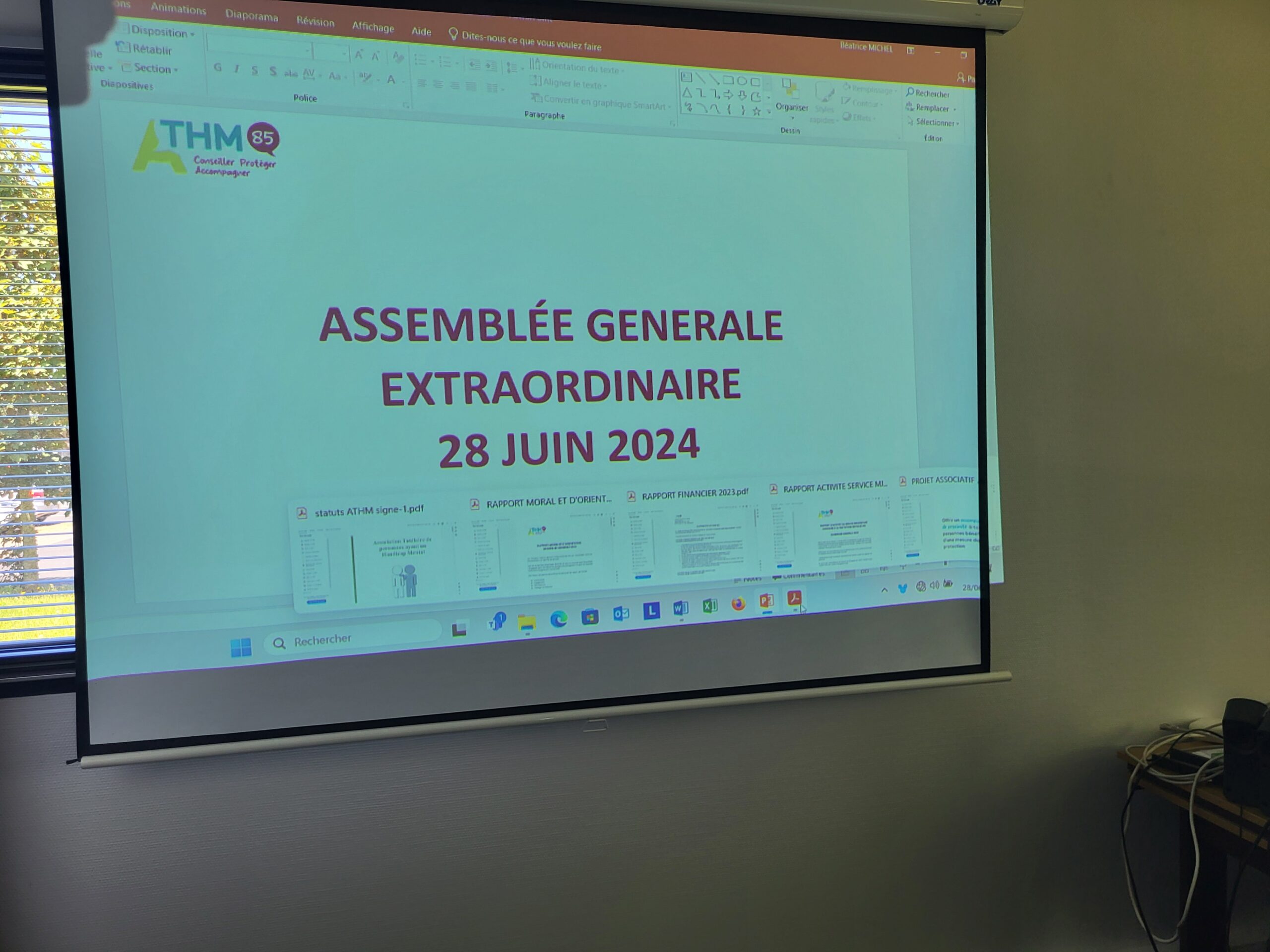 Assemblée générale du 26 septembre 2025